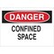 Brady Confined Space Sign, 95015 95015 - alternate 1